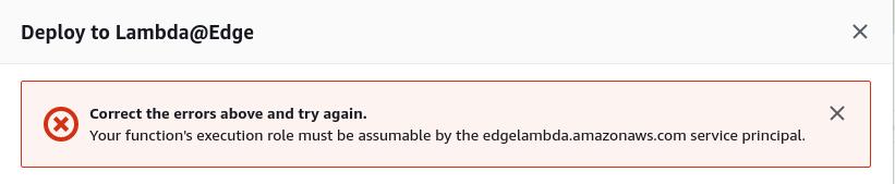 Possible error, lack of permission